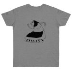 Camiseta punto liso - Gris deportivo jaspeado - Camiseta «Jaia Corema» Camiseta punto liso - Gris deportivo jaspeado - Camiseta «Jaia Corema»