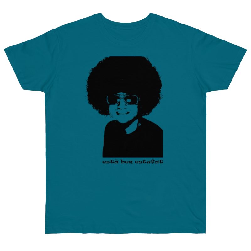 Camiseta punto liso - Azul diva - Estufat