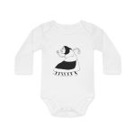 Body bebe manga larga organico - Blanco - Camiseta «Jaia Corema»