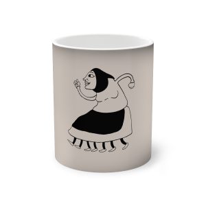 Taza magica que cambia de color - Negro - Camiseta «Jaia Corema»