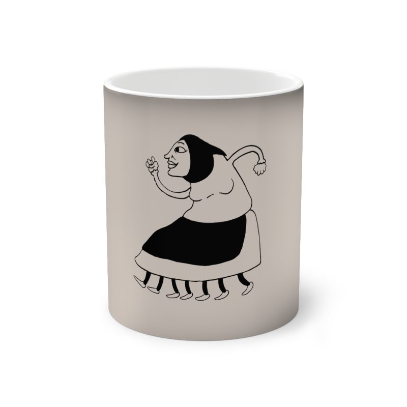 Taza magica que cambia de color - Negro - Camiseta «Jaia Corema»