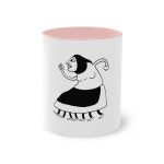Taza bicolor - Rosa - Camiseta «Jaia Corema»