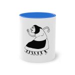 Taza bicolor - Azul Cambridge - Camiseta «Jaia Corema»