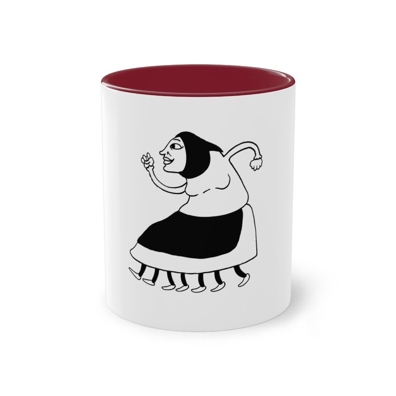 Taza bicolor - Granate - Camiseta «Jaia Corema»
