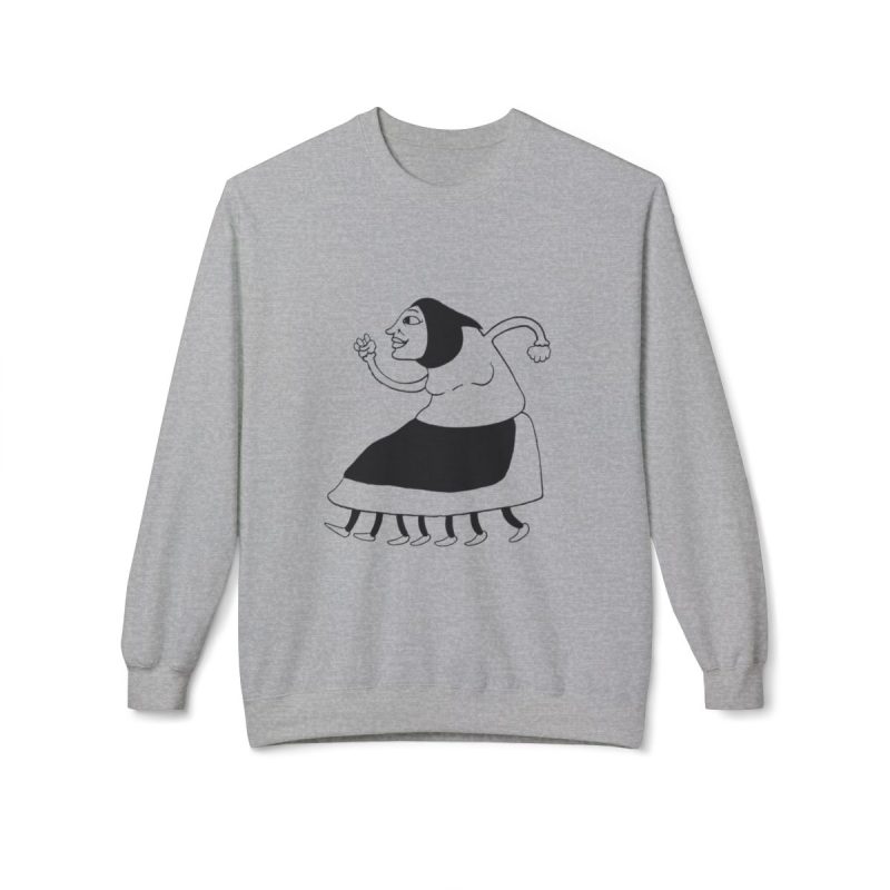 Sudadera Softstyle cuello redondo - Gris deportivo - Camiseta «Jaia Corema»