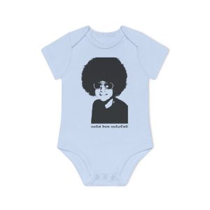 Body bebe manga corta organico - Azul empolvado - Estufat
