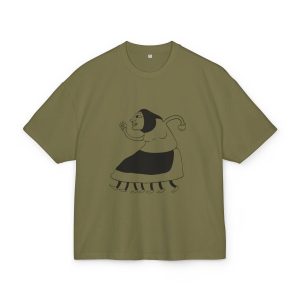 Camiseta box ultra gruesa - Verde oliva - Camiseta «Jaia Corema»