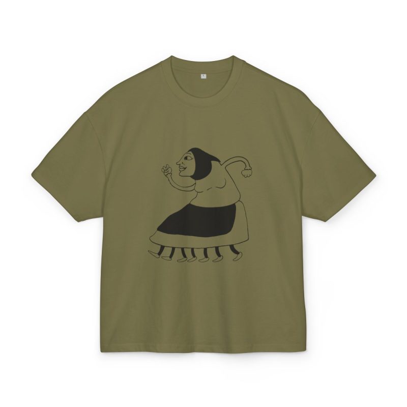 Camiseta box ultra gruesa - Verde oliva - Camiseta «Jaia Corema» Camiseta box ultra gruesa - Verde oliva - Camiseta «Jaia Corema»