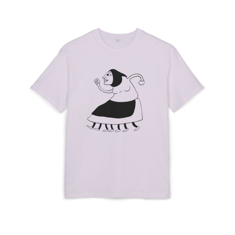 Camiseta oversize gruesa - Lila - Camiseta «Jaia Corema»