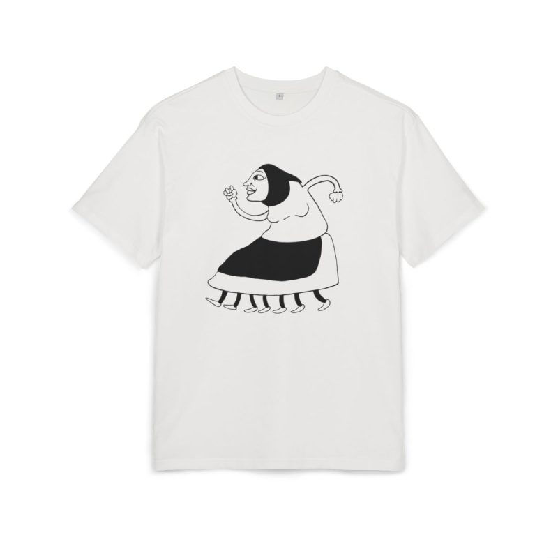 Camiseta oversize gruesa - Blanco puro - Camiseta «Jaia Corema»