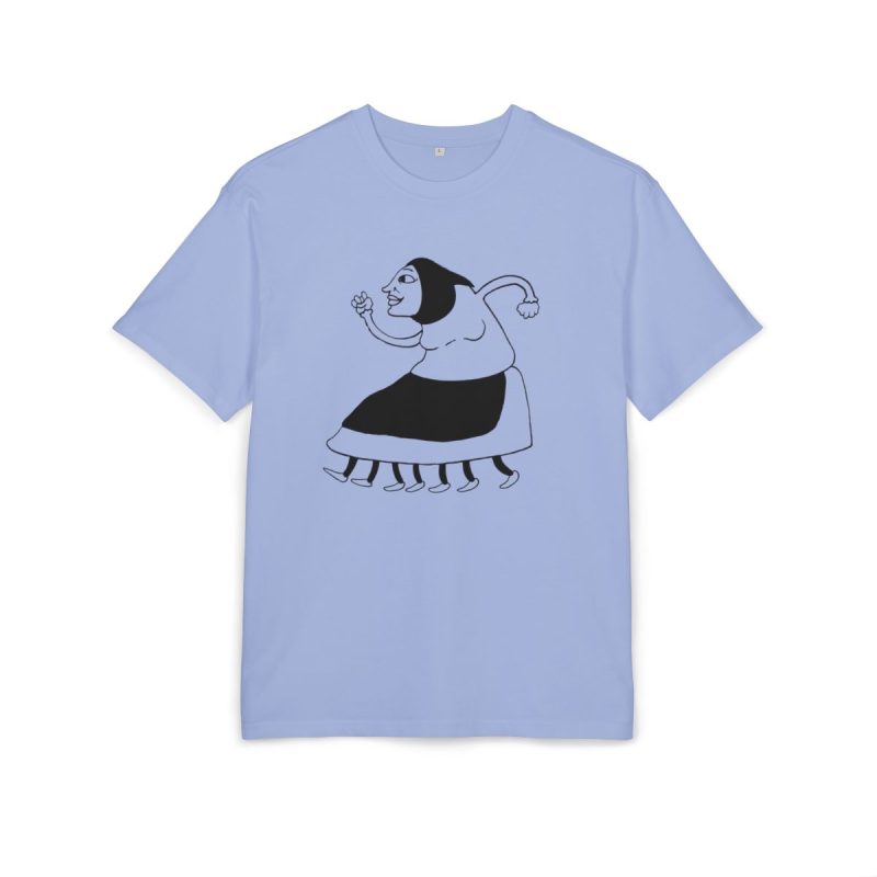Camiseta oversize gruesa - Azul violeta - Camiseta «Jaia Corema»