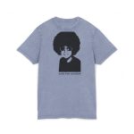 Camiseta lavado acido cuello redondo - Azul vintage - Estufat