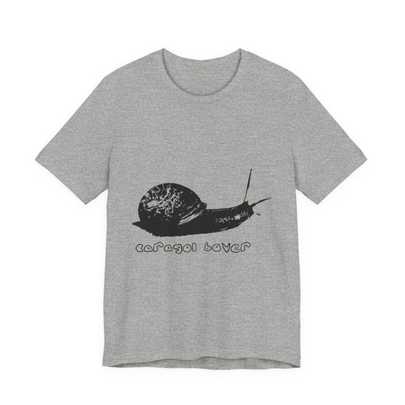 Camiseta jersey manga corta - Gris jaspeado - Camiseta Caragol Bover Cans Camiseta jersey manga corta - Gris jaspeado - Camiseta Caragol Bover Cans