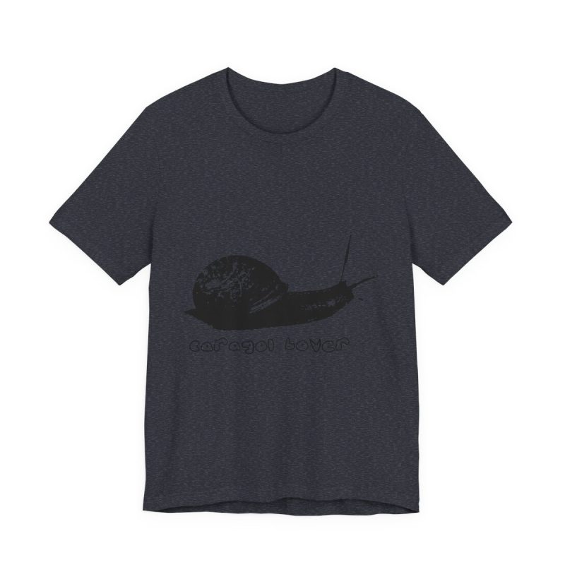 Camiseta jersey manga corta - Azul marino jaspeado - Camiseta Caragol Bover Cans