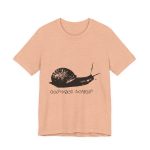 Camiseta jersey manga corta - Melocoton jaspeado - Camiseta Caragol Bover Cans Camiseta jersey manga corta - Melocoton jaspeado - Camiseta Caragol Bover Cans