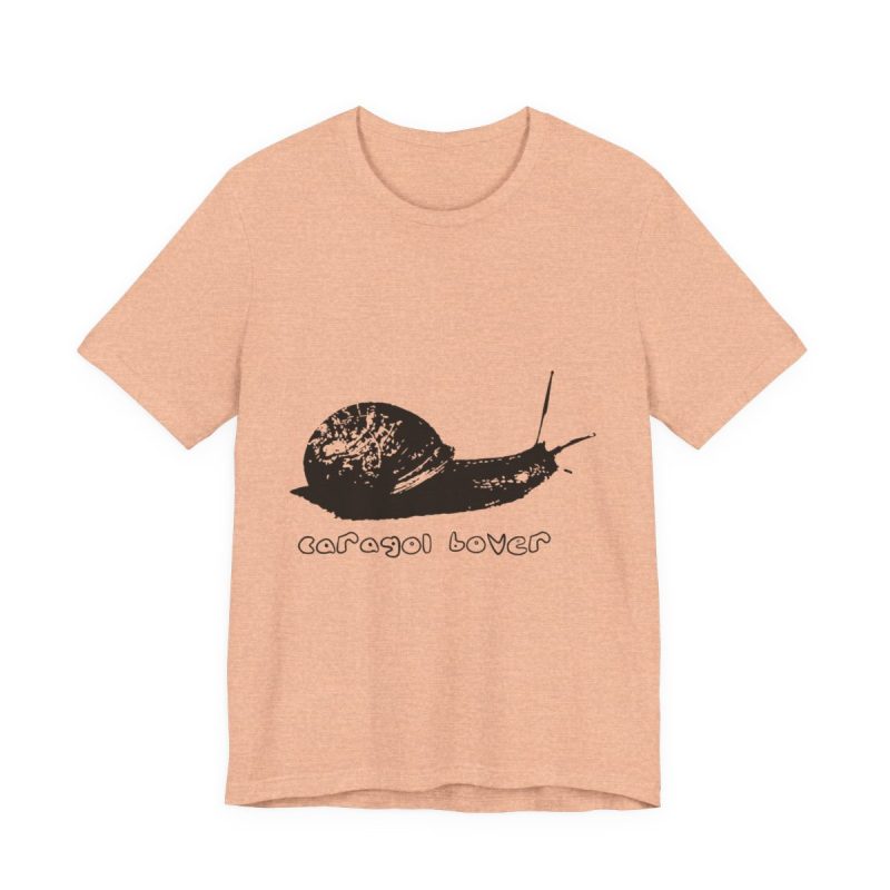 Camiseta jersey manga corta - Melocoton jaspeado - Camiseta Caragol Bover Cans