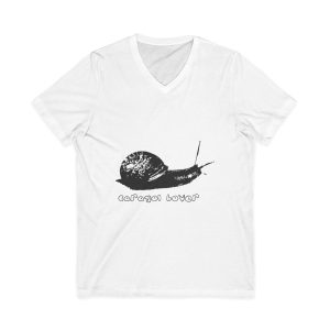 Camiseta cuello de pico - Blanco - Camiseta Caragol Bover Cans