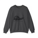 Sudadera cuello redondo - Gris oscuro jaspeado - Camiseta Caragol Bover Cans