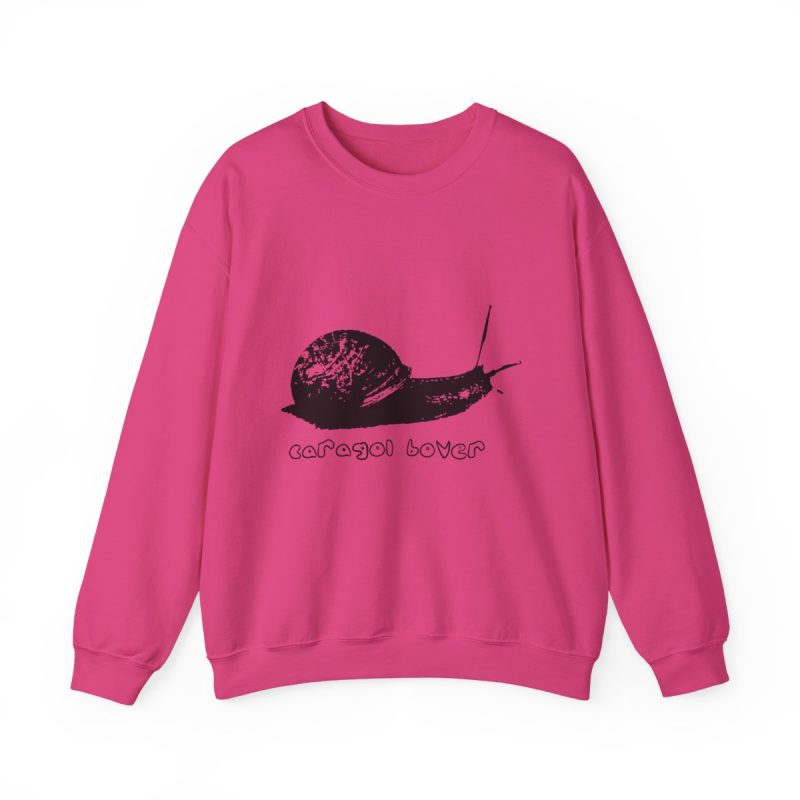 Sudadera cuello redondo - Fucsia intenso - Camiseta Caragol Bover Cans