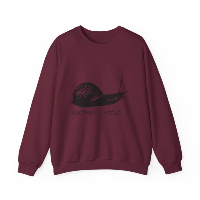 Sudadera cuello redondo - Granate - Camiseta Caragol Bover Cans