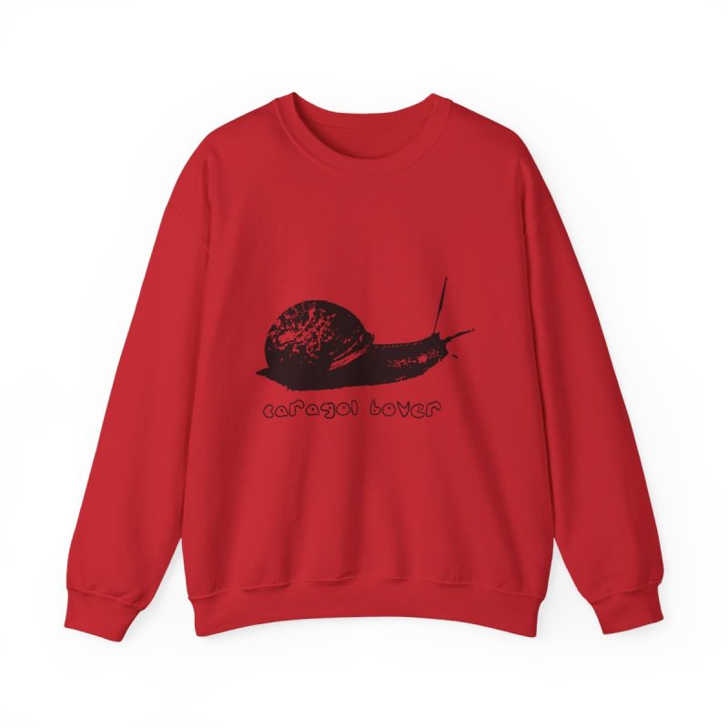 Sudadera cuello redondo - Rojo - Camiseta Caragol Bover Cans