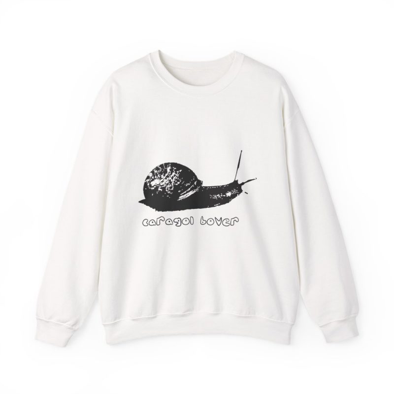Sudadera cuello redondo - Blanco - Camiseta Caragol Bover Cans