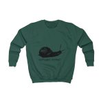 Sudadera infantil - Verde botella - Camiseta Caragol Bover Cans