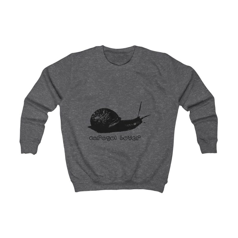 Sudadera infantil - Gris marengo - Camiseta Caragol Bover Cans