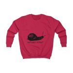 Sudadera infantil - Rojo fuego - Camiseta Caragol Bover Cans