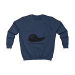 Sudadera infantil - Azul marino Oxford - Camiseta Caragol Bover Cans