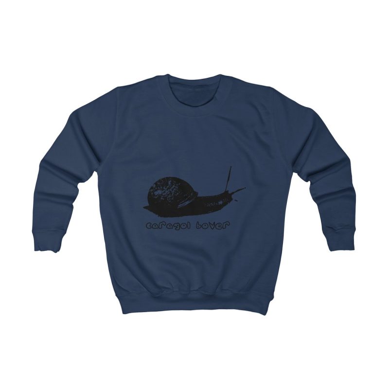 Sudadera infantil - Azul marino Oxford - Camiseta Caragol Bover Cans