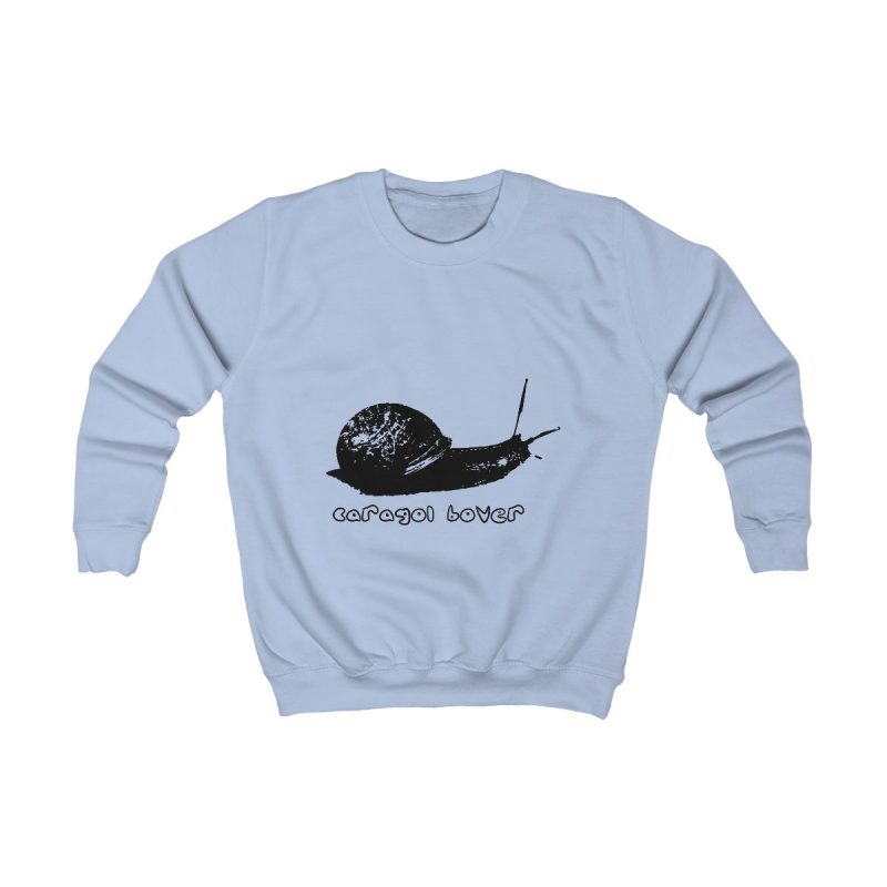 Sudadera infantil - Azul cielo - Camiseta Caragol Bover Cans