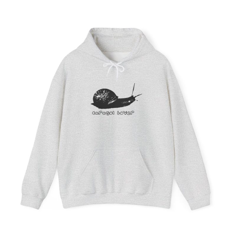 Sudadera con capucha - Gris ceniza - Camiseta Caragol Bover Cans Sudadera con capucha - Gris ceniza - Camiseta Caragol Bover Cans