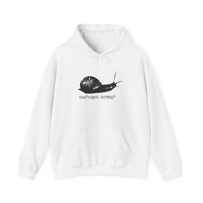 Sudadera con capucha - Blanco - Camiseta Caragol Bover Cans