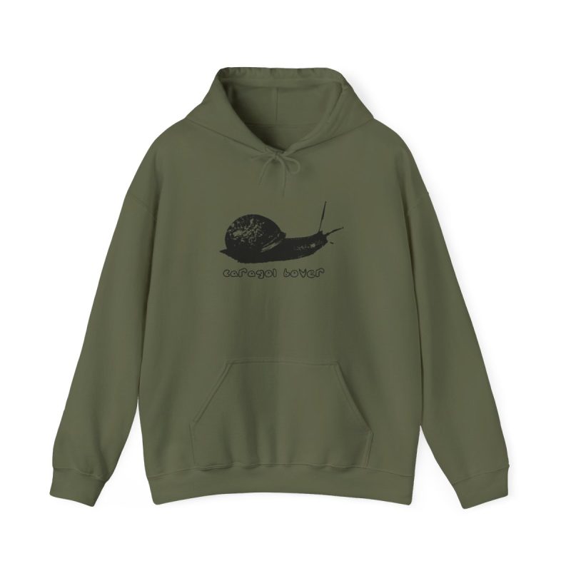 Sudadera con capucha - Verde militar - Camiseta Caragol Bover Cans