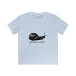 Camiseta infantil Softstyle - Azul claro - Camiseta Caragol Bover Cans