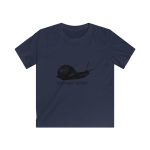Camiseta infantil Softstyle - Azul marino - Camiseta Caragol Bover Cans