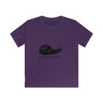 Camiseta infantil Softstyle - Morado - Camiseta Caragol Bover Cans