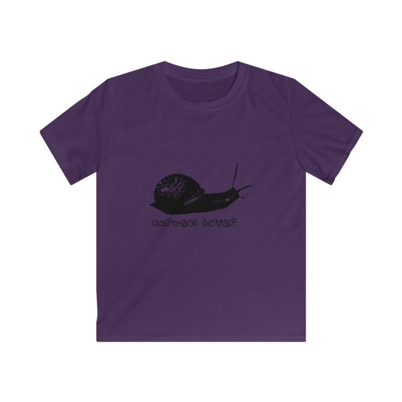 Camiseta infantil Softstyle - Morado - Camiseta Caragol Bover Cans