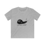 Camiseta infantil Softstyle - Gris deportivo - Camiseta Caragol Bover Cans