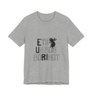 Camiseta jersey manga corta - Gris jaspeado - Camiseta «Ets un bon borinot»