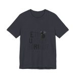 Camiseta jersey manga corta - Azul marino jaspeado - Camiseta «Ets un bon borinot»