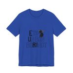 Camiseta jersey manga corta - Azul royal autentico - Camiseta «Ets un bon borinot»