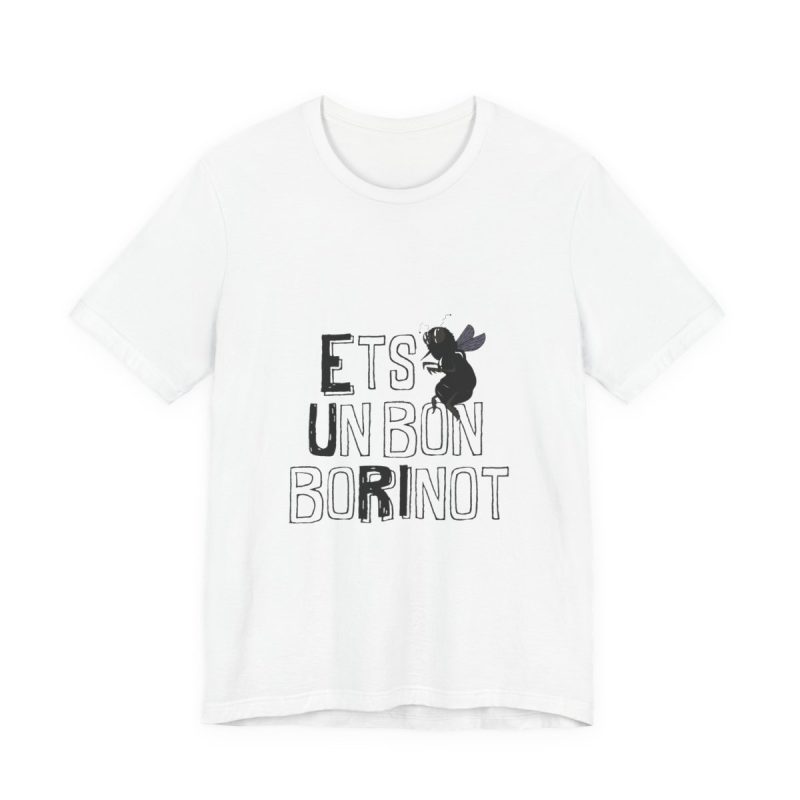 Camiseta jersey manga corta - Blanco - Camiseta «Ets un bon borinot»