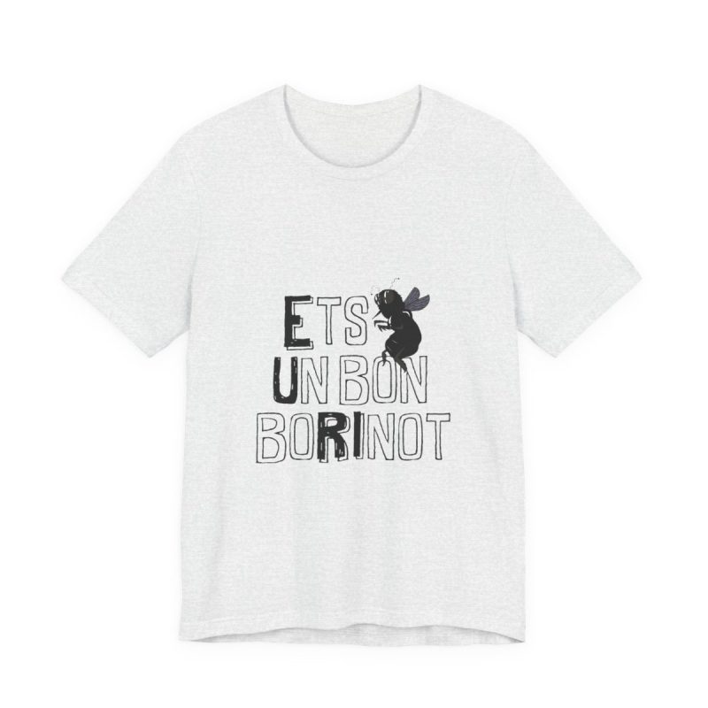 Camiseta jersey manga corta - Gris ceniza - Camiseta «Ets un bon borinot»