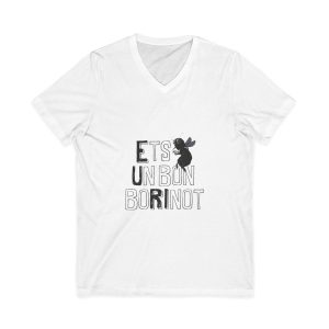 Camiseta cuello de pico - Blanco - Camiseta «Ets un bon borinot»