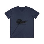 Camiseta hombre entallada cuello de pico - Azul marino - Camiseta Caragol Bover Cans
