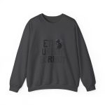 Sudadera cuello redondo - Gris oscuro jaspeado - Camiseta «Ets un bon borinot»