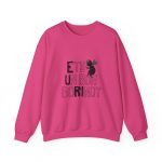 Sudadera cuello redondo - Fucsia intenso - Camiseta «Ets un bon borinot»