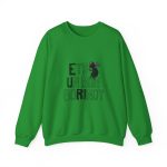 Sudadera cuello redondo - Verde irlandes - Camiseta «Ets un bon borinot»